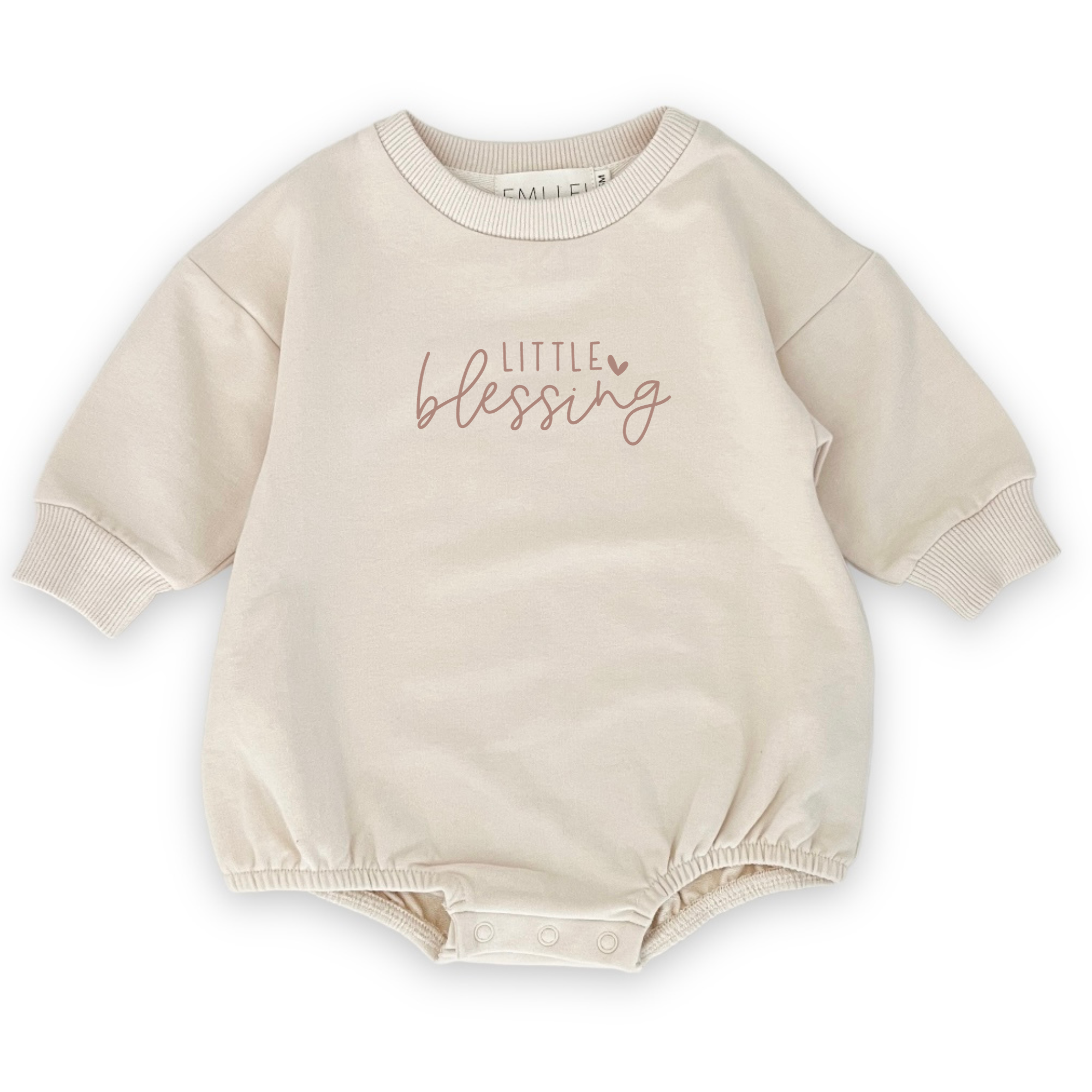 Little Blessing Sweatshirt Romper