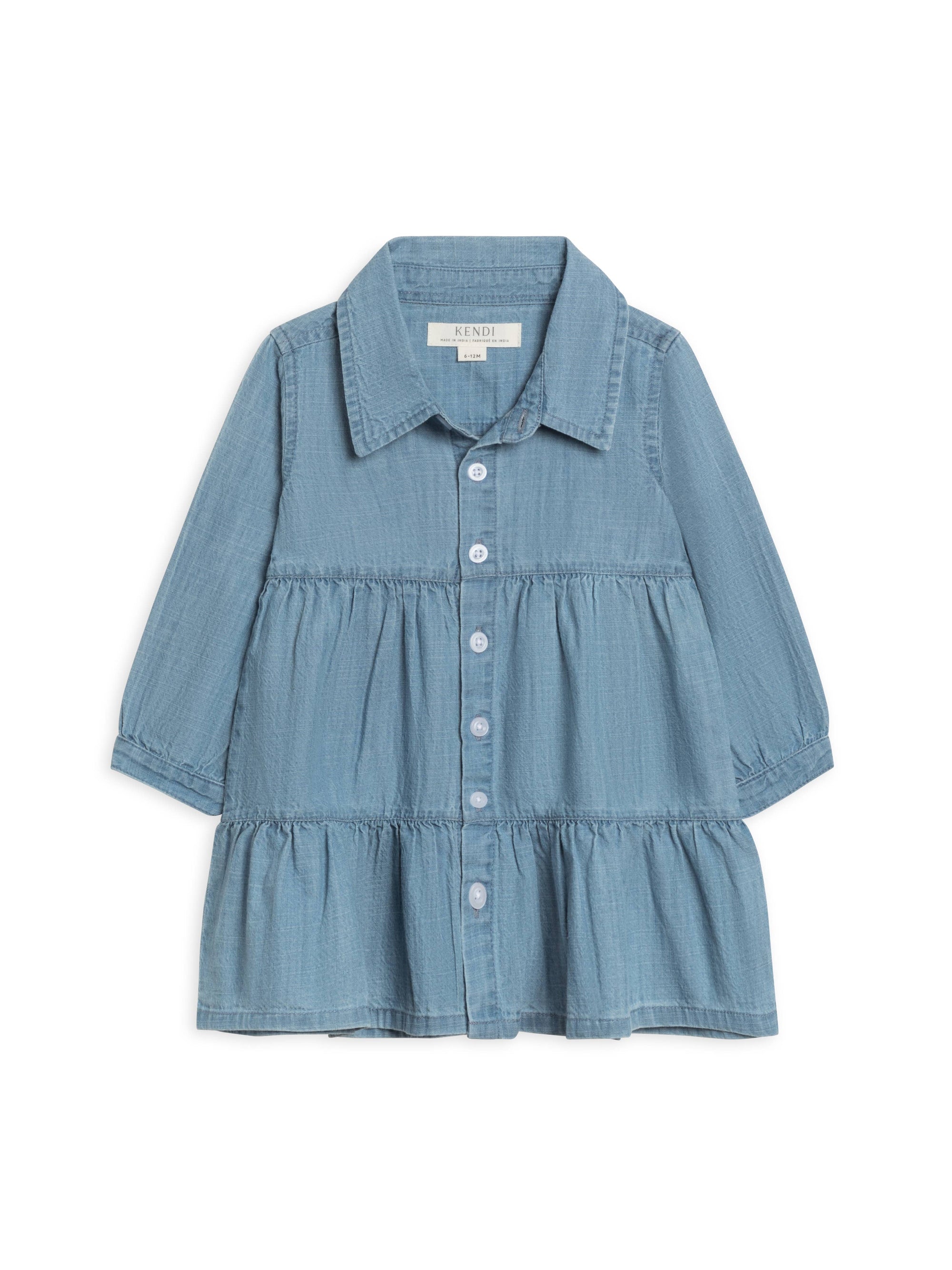 Roxy Chambray Shirt Dress - Medium Chambray