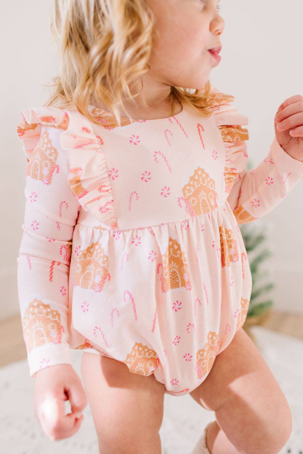 Gingerbread Leah Romper