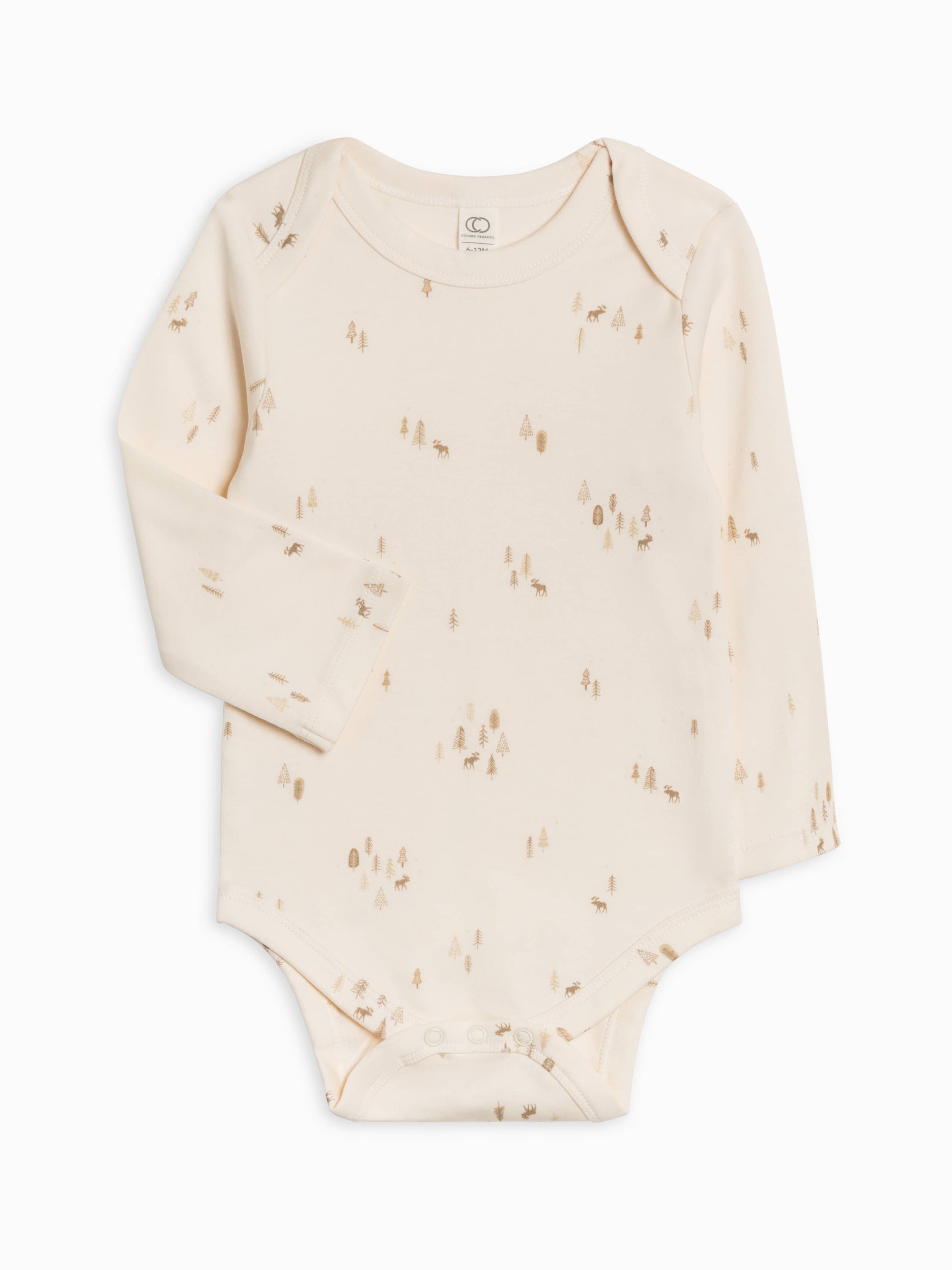 Organic River Bodysuit - Backwoods / Taupe