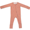 Bamboo 2-Way Convertible Zip Romper - Pink Bow