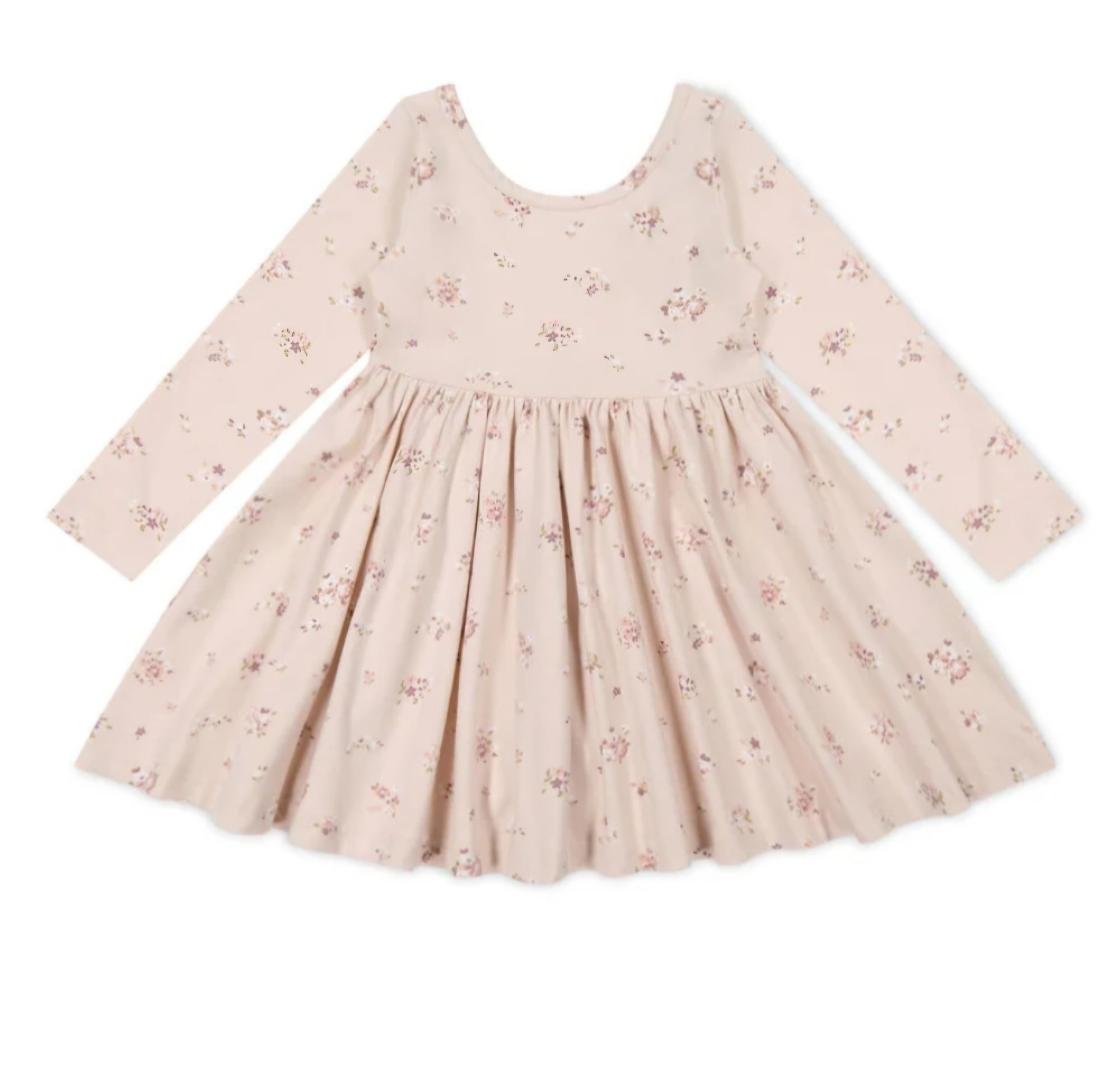 Organic Cotton Tallulah Dress - Petite Fleur Soft Peony