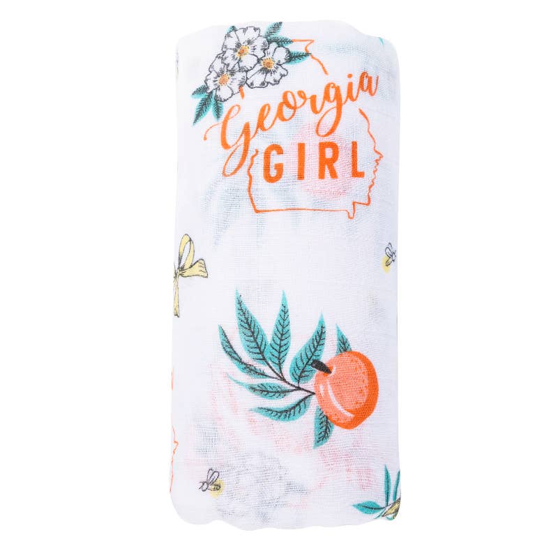 Georgia Girl Swaddle Blanket