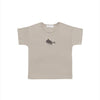 Pima Cotton Hunter Tee - Hazy Taupe Whale