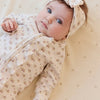 Organic Cotton Melanie Onepiece - Rose Floral Pink
