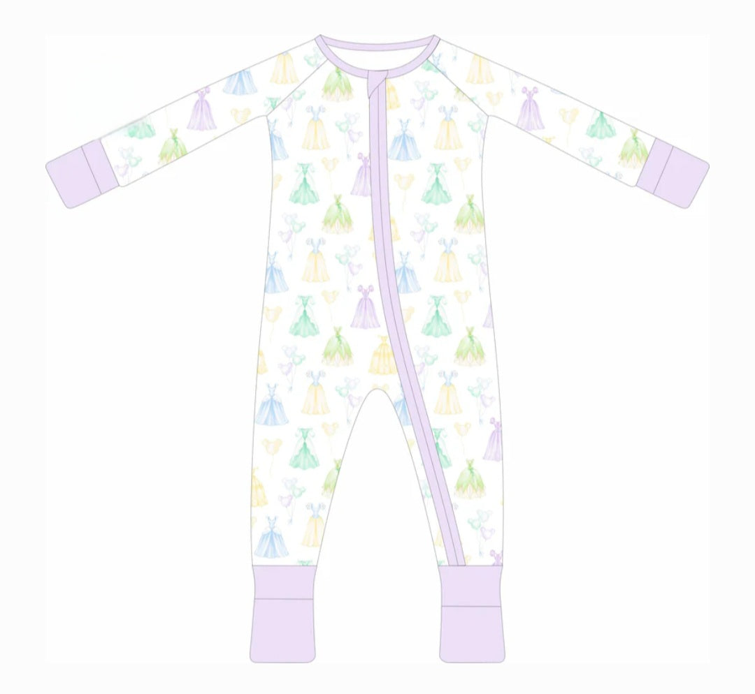 Fairytale Dreams Zip Pajamas